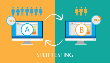 Split testing A/B testing comparison | Theia Marketing