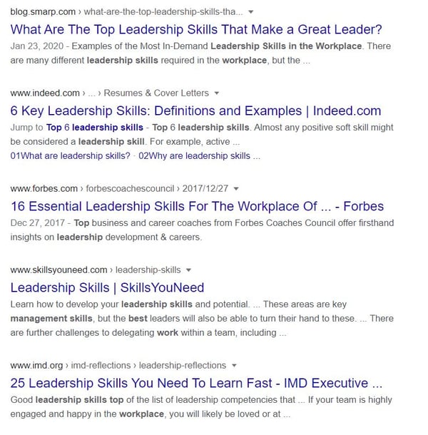 Important leadership skills Google Search 