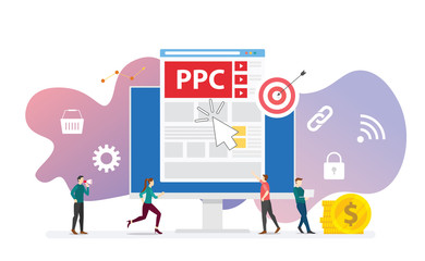 PPC advertising click with ad | Theia Marketing