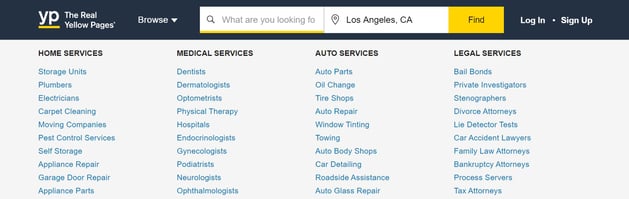 Yellow Pages Online Directory